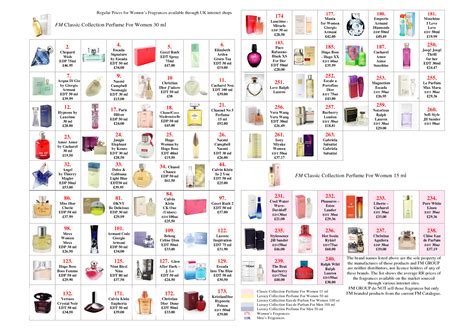 fm perfume list 2024|fm world perfume equivalent list.